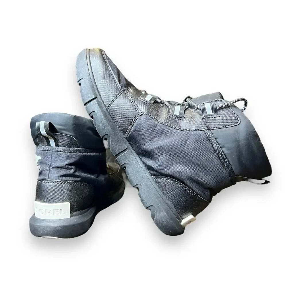 Sorel Explorer II Carnival Sport Ankle Boots,‎ Black, Women's 10.5 New